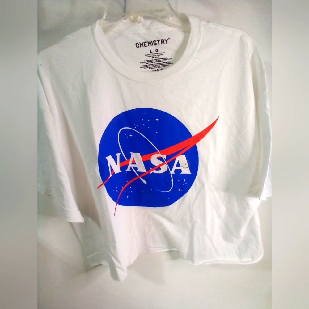 NASA cropped top T-shirt - size large
